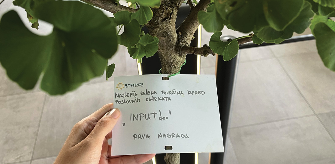INPUT WINS FIRST PRIZE IN THE MOST BEAUTIFUL GARDEN COMPETITION
